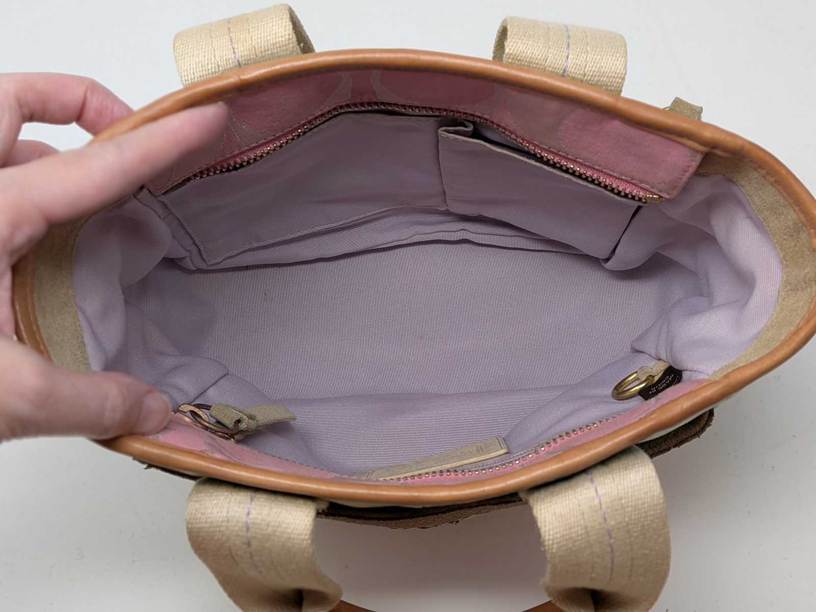 Coach 1481 Hampton Spring Pastel Patchwork Small … - image 12