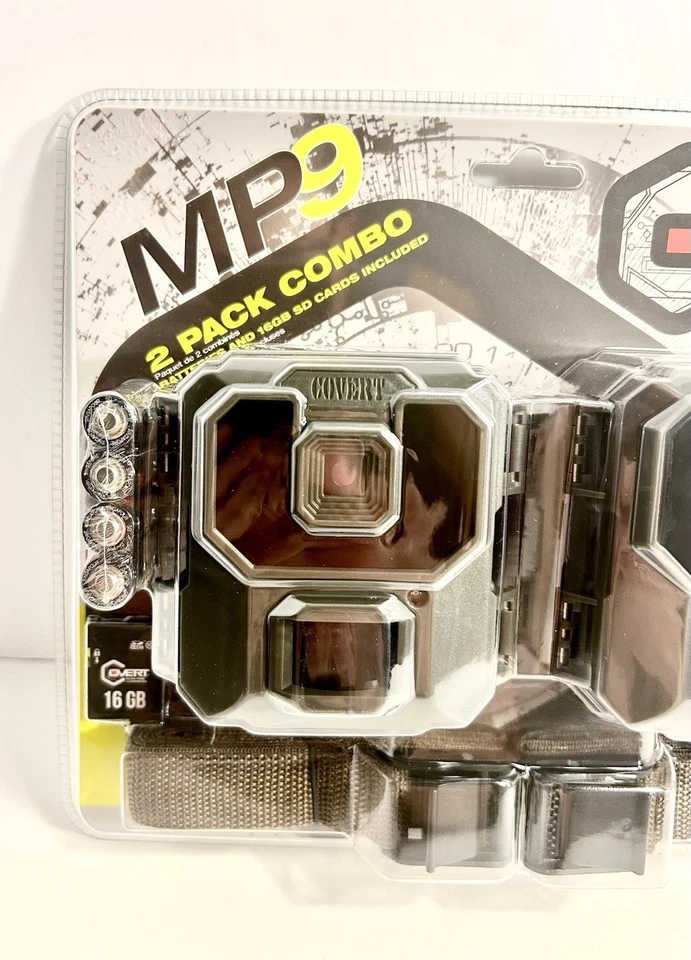 Set Of 2 Trail Cameras Covert MP9 2 Pack Bundle with Batteries & SD Cards - New - Image 2 of 4