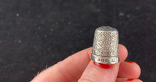 Antique HG &S Thimble Size 14 1926 B'ham Assay 3.25g