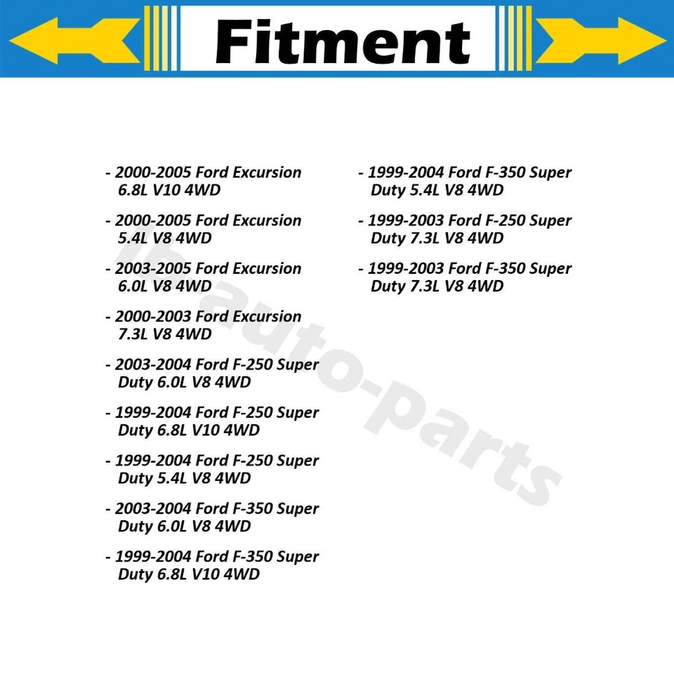 2x Raybestos Brake Hose Line Front For Ford F-350 Super Duty 1999-2004 4WD Foto 2 de 4