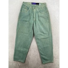 Levi's SilverTab Baggy Jeans Mens 32x29 Green 90s Vintage Made in USA Wide Leg