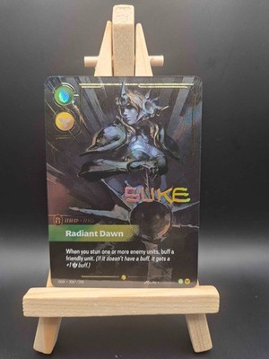 Leona Radiant Dawn Overnumber Signature 306*/298 (SU KE) Riftbound Origins