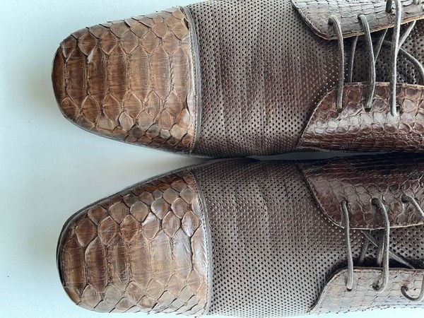 Men Moreschi Boots Brown Leather 42.5