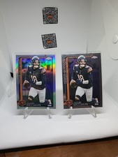 2025 Topps Chrome Caleb Williams #52 Refractor + Base  Chicago Bears 🔥 🐻 🔥 