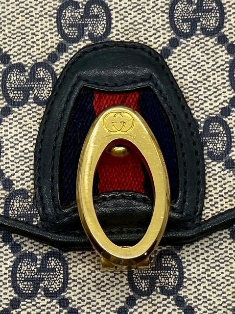 Bolso de Hombro Gucci Vintage GG Sherry Line PVC Autenticidad Foto 4 de 4