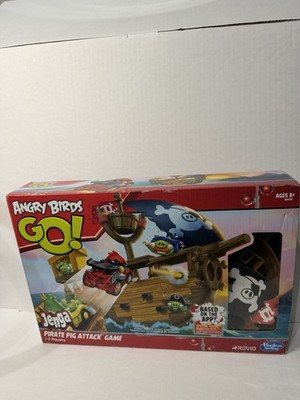 Angry Birds Go! Jenga Pirate Pig Attack Game Ages 8-Up