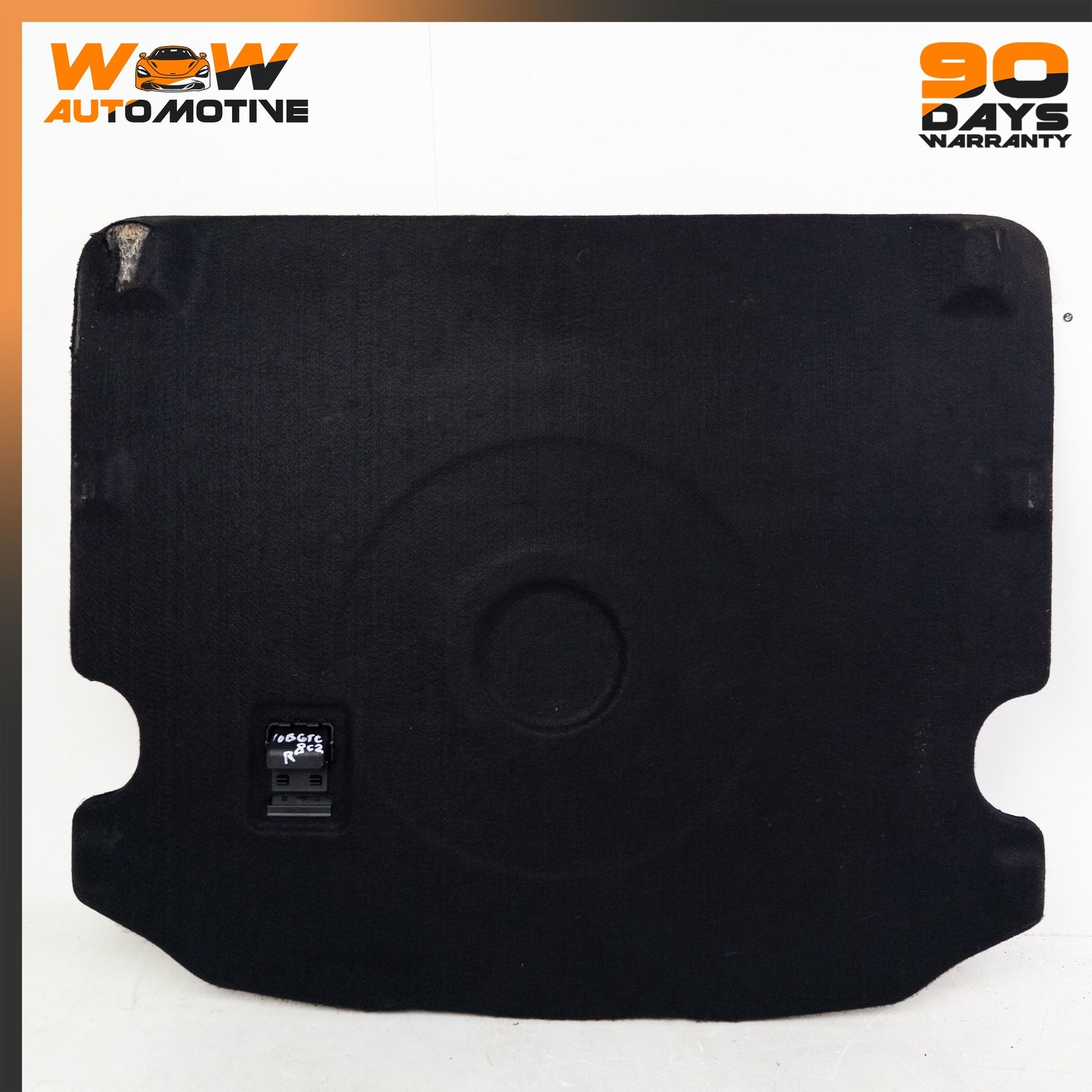 07-13 BENTLEY CONTINENTAL GTC REAR BOOT FLOR SPARE WHEEL WELL COVER BLACK OEM