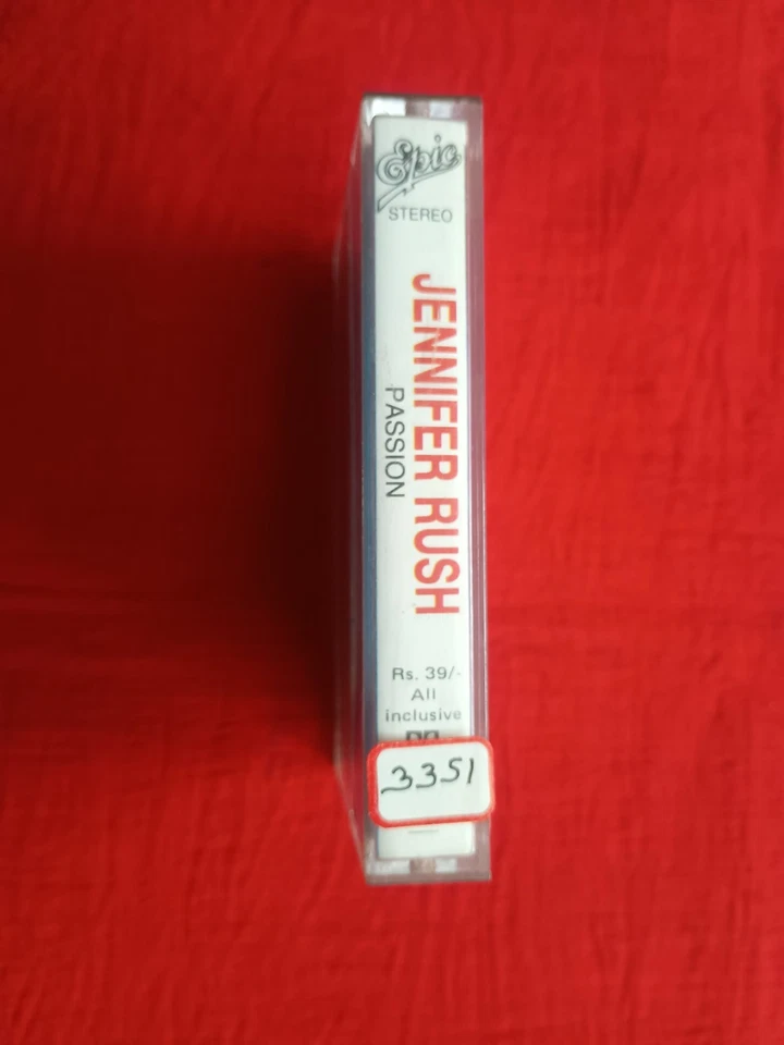 Jennifer Rush Passion RARE orig Cassette tape INDIA indian Cbs - Image 2 of 4