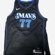 Nike Dallas Mavericks Luka Don i Black Basketball Jersey Size 48