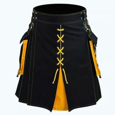 New Hybrid Kilt with Detachable Pockets with Unique Style