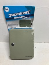 Lockable Metal 20-key Key Cabinet Made Keyed 2 Duty Steel Includes Wall Weight