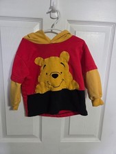 toddler vintage winnie the pooh hoodie with ears