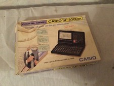 Vtg CASIO Electronic Digital Diary SF-3000BK 18 KB Ram New Batteries