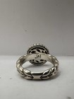 JAI By John Hardy 7.8g 925 & 14k Gold Hammered Disk Ring Basketweave Size 7 — photo 4