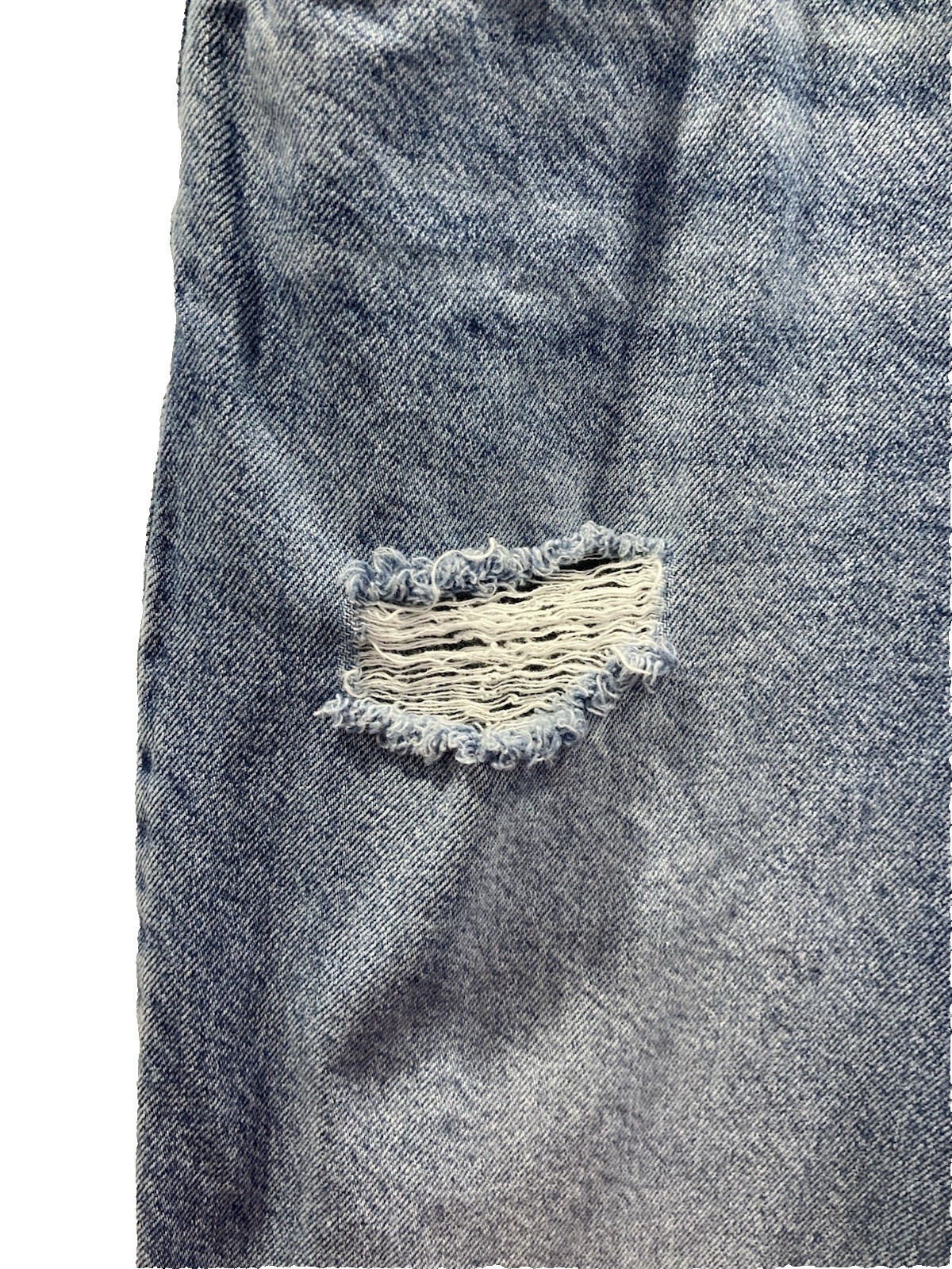 Levis Baggy Dad Jeans size 28 Baggy Light Wash Mid Rise Distressed 80 90s Grunge thumbnail 4