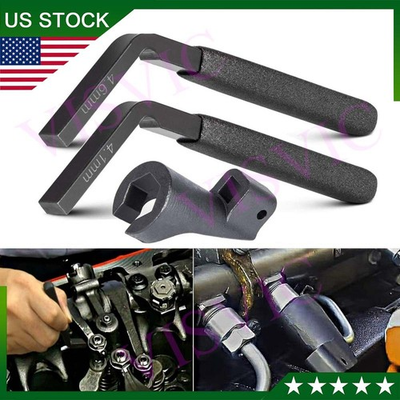 #ad #ad 19MM High Pressure Fuel Line Socket 4.6MM amp; 4.1MM Engine Brake Adjustment Tool $30.09