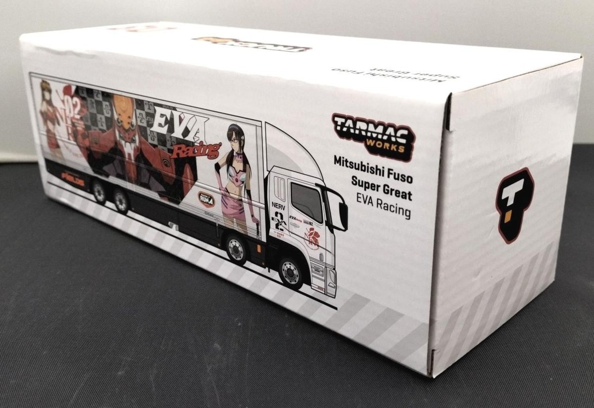 Tarmac Works Eva Racing 1/64 Mitsubishi Fuso Super Great | eBay