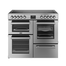 Belling Cookcentre 100cm Electric Range Cooker Stainless Steel 100E Grade C