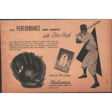 1959 DON HOAK NOKONA BASEBALL GLOVE Vintage 5
