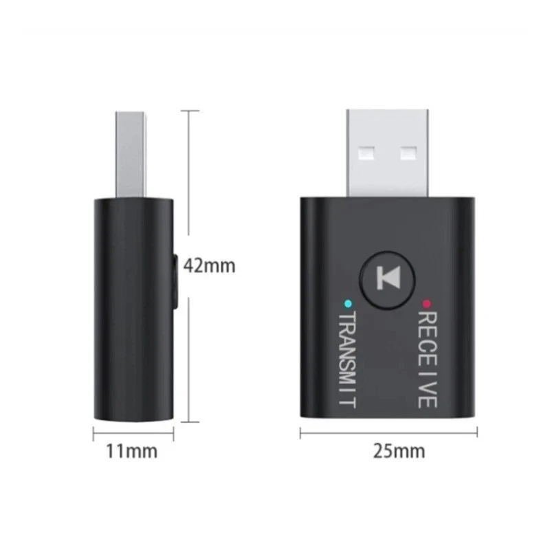 Wireless USB Bluetooth 5.0 Audio Transmitter Receiver Adapter 3.5mm For TV Car - Image 4 of 4