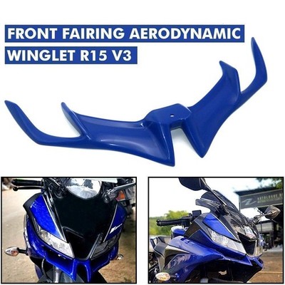MOTORCYCLE BIKE WINGLET 2.0 Cap/Light Visor Cap (Blue) FOR TVS