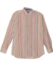 NAVIGARE Mens Shirt XL Multicoloured Striped Cotton AD03
