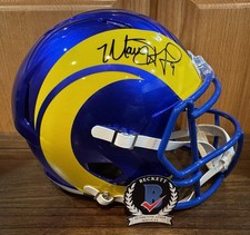 Matthew Stafford Autographed Los Angeles Rams Speed Full Size Helmet Beckett