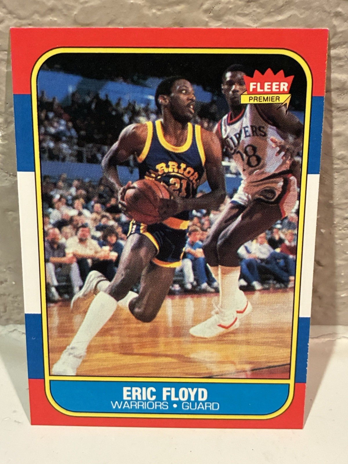 1986-87 Fleer #34 Eric Floyd Golden State Warriors NRMT