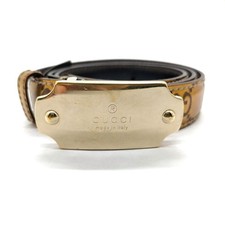 Gucci Cintura Oro Marrone 3989649