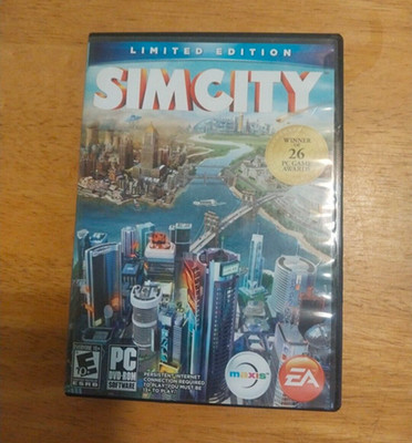 Sim City Limited Edition (PC, 2013) vintage computer game CD rom