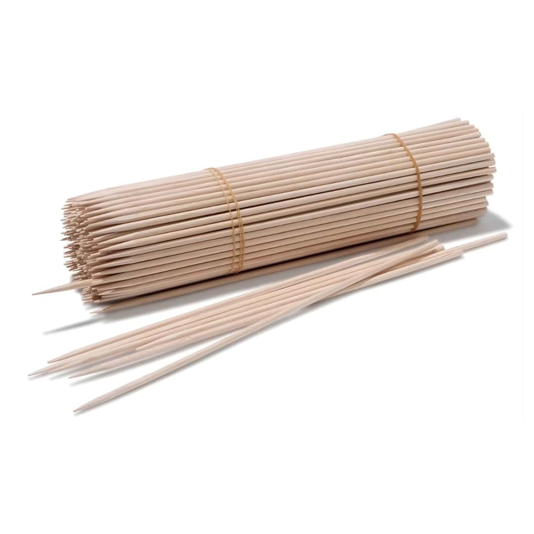 Bamboo Skewers Meat 25 Cm Ø 2.5 Mm 200 Pcs - Wooden Skewers Butcher