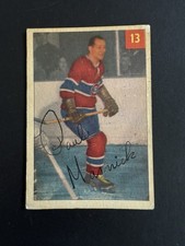 1954-55 PARKHURST PAUL MASNICK #13 CANADIENS