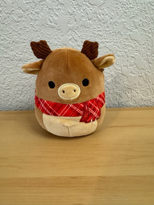 Squishmallows Alfred The Moose 4'' Reindeer Christmas Plush