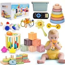 Baby Toys 6 to12 Months 7 in1 and 9 in-1 Montessori Teething Trendy Toys Sort...