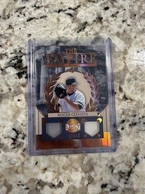 2025 Leaf Bronx Legacy The Empire Roger Clemens Spectrum Bronze Holo /50 SP NYY