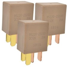 3-Pack 95220-2S000 Relay - 35A 12VDC 4-Pin SPST Automotive Relay - Compatible