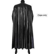 The Batman 2022 Bruce Wayne Robert Pattinson Cosplay Cape Faux Leather Cloak