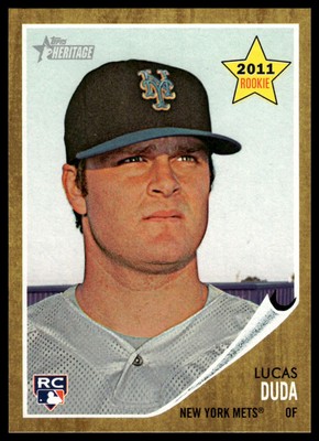 2011 Topps Heritage Lucas Duda #333