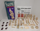 1991 BANDU Stacking Game Milton Bradley Vintage 54/54 Blocks 29/30 Beans