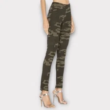 Sanctuary x Anthropologie Green Camo Grease Knit Legging Skinny Pants Women's M