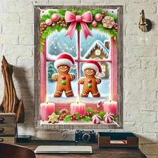 Christmas Window Cover 31x47 Inch 47 inches x 31 inches, Bannerc 3