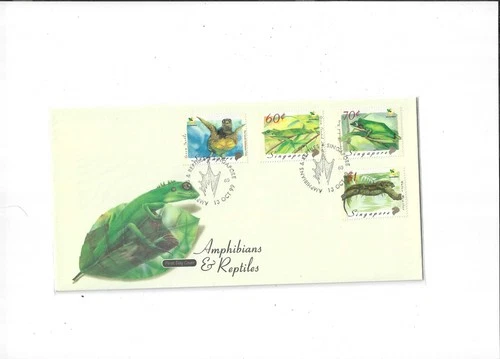 Singapore Year 1999 Amphibians and Reptiles FDC
