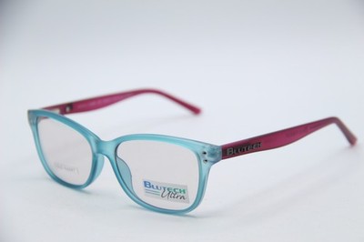 NEW BLUTECH BRIGHT IDEA BLUE MATTE PURPLE AUTHENTIC DESIGNER EYEGLASSES 51-14