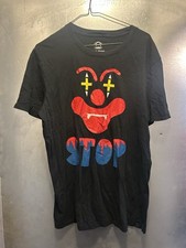 Vintage 2009 Paul Frank Vampire STOP Clown Monkey T-Shirt Black Y2K Rare XL