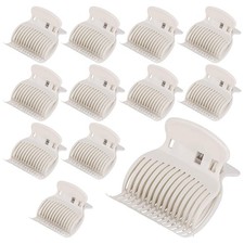 12 Pack Hot Roller Clips for Hair Curler Claw Clip Replacement Hair Section S...