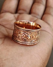 Pure 100 Copper Wrap Ring, Arthritis Thumb Ring, Solid Copper Ring, Finger Ring