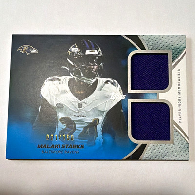 Topps Flagship Football 2026 Malaki Starks NFL Material Dual Relic#MDR-MS 21/150