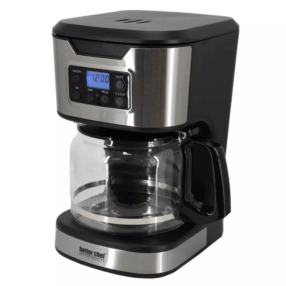 Better Chef 12-Cup Programmable Coffee Maker with Stainless Steel Accents - Image 2 of 4