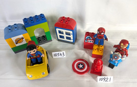 LEGO DUPLO 10543 Superman Rescue & 10921 Super Heroes Lab (9/5)