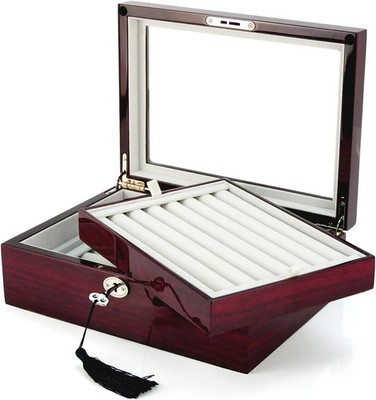 Double-Decker Cufflinks Storage Box - Deluxe Gift Case